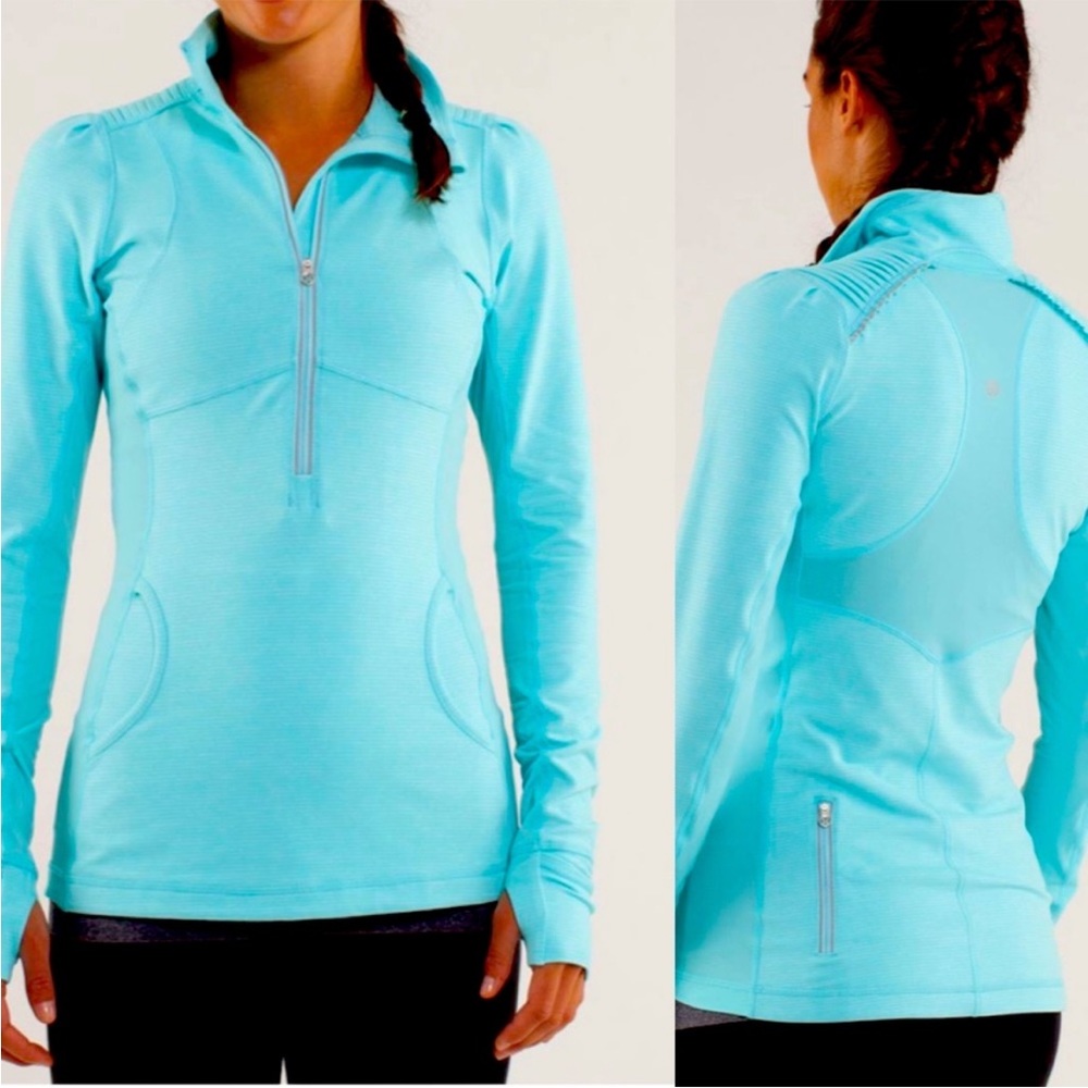 Lululemon aqua blue Star Runner Pullover